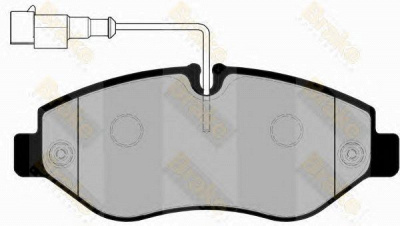 BRAKE ENGINEERING pa1763 -  Комплект тормозных колодок, дисковый тормоз